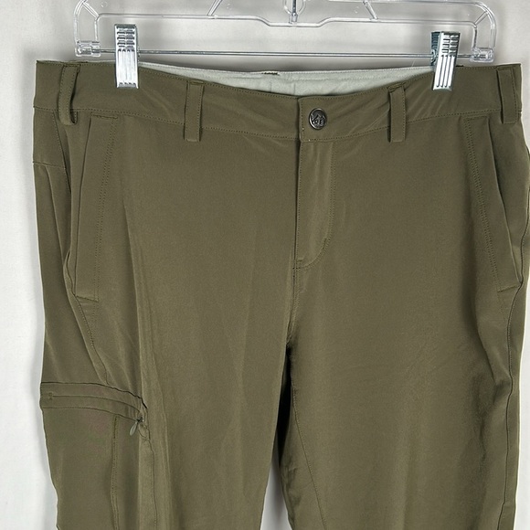 REI Sahara Rollup Cargo Pant Olive Green -Size 10 - Picture 3 of 10